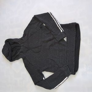 Adidas small hooded sweatshirt hoodie